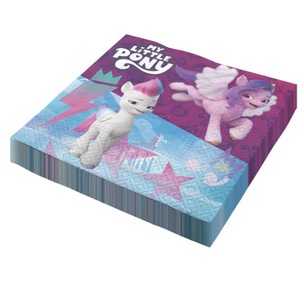 Serviettes My Little Pony 33 cm, lot de 20