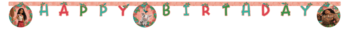 Moana Letterslinger Happy Birthday 2m van Procos koop je bij Partywinkel