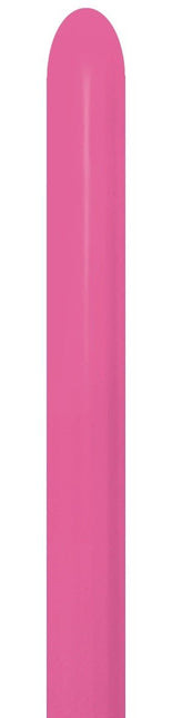 Modelleerballonnen Nozzle Up Fuchsia 5cm 152cm 50st van Sempertex koop je bij Partywinkel
