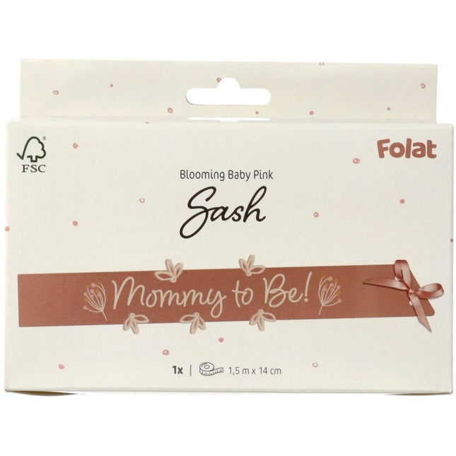 Mommy To Be Sjerp Roze 1,5m van Folat koop je bij Partywinkel
