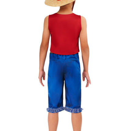 One Piece Monkey D. Luffy Costume Garçons