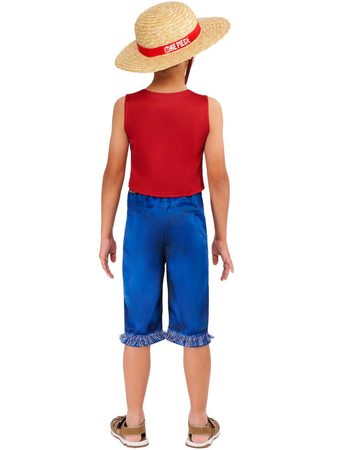 One Piece Monkey D. Luffy Costume Garçons