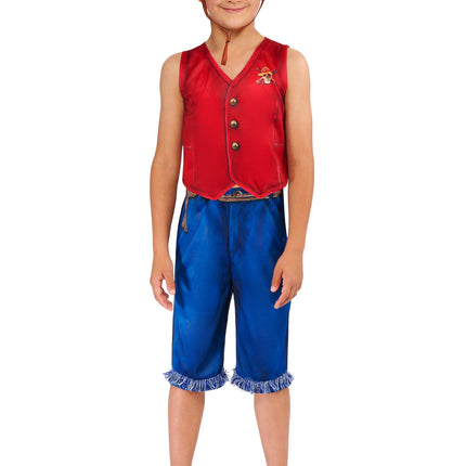 One Piece Monkey D. Luffy Costume Garçons