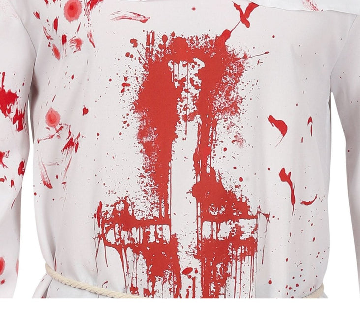 Monnik Halloween Kostuum Heren Bloederig L van Fiestas Guirca koop je bij Partywinkel