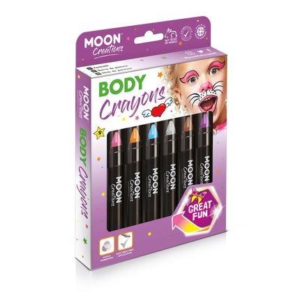 Moon Creations Body Crayons Pink 3.2g van Moon Creations koop je bij Partywinkel