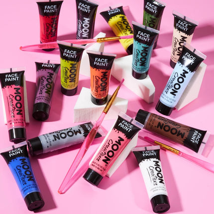 Moon Creations Face Paint Black 12ml van Moon Creations koop je bij Partywinkel