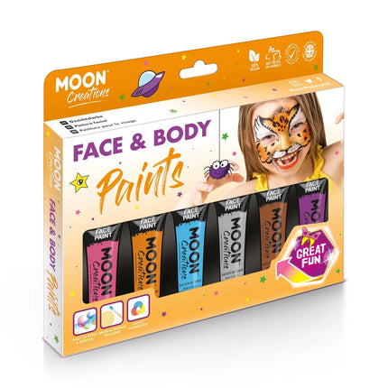 Moon Creations Face Paint Bright Pink 12ml van Moon Creations koop je bij Partywinkel