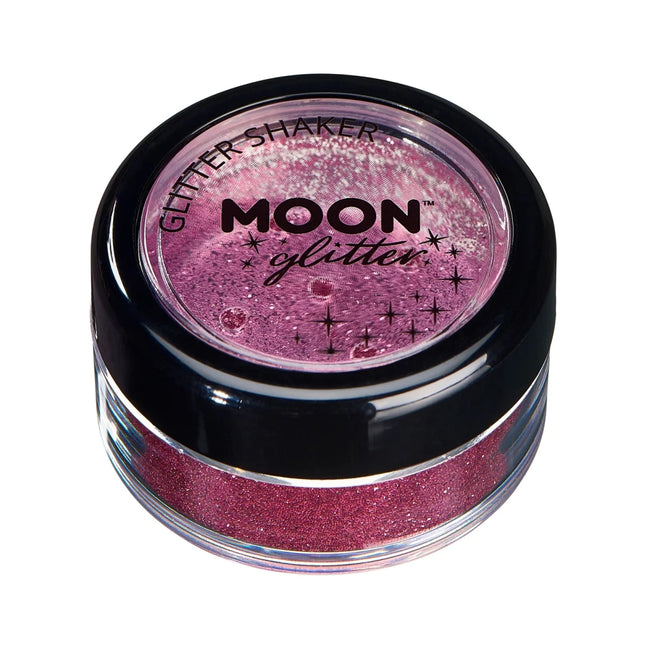 Moon Glitter Classic Fine Glitter Shakers Pink 5g van Moon Creations koop je bij Partywinkel