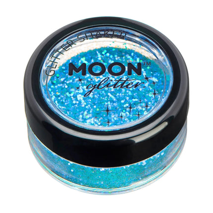 Moon Glitter Iridescent Glitter Shakers Blue 5g van Moon Creations koop je bij Partywinkel