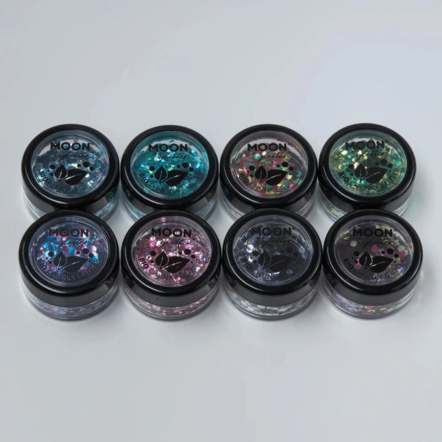 Moon Glitter Mystic Bio Chunky Glitter Masquerade 3g van Moon Creations koop je bij Partywinkel