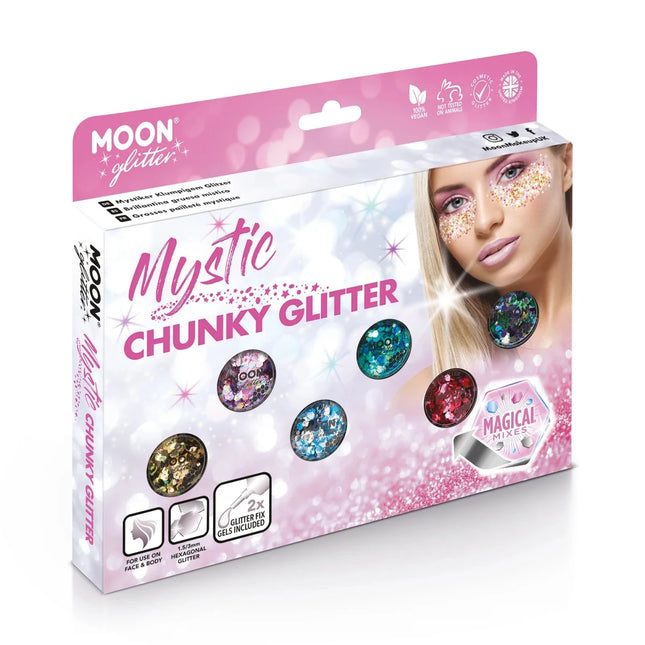 Moon Glitter Mystic Chunky Glitter Autumn 3g van Moon Creations koop je bij Partywinkel