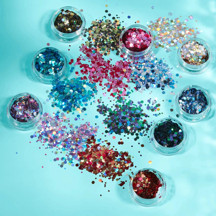 Moon Glitter Mystic Chunky Glitter Chardonnay 3g van Moon Creations koop je bij Partywinkel