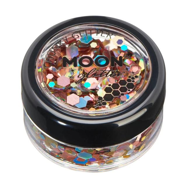 Moon Glitter Mystic Chunky Glitter Chardonnay 3g van Moon Creations koop je bij Partywinkel