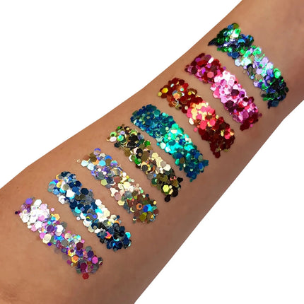 Moon Glitter Mystic Chunky Glitter Gel Chardonnay 12ml van Moon Creations koop je bij Partywinkel