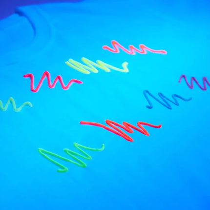 Moon Glow Glow in the Dark Fabric Paint Purple 30ml van Moon Creations koop je bij Partywinkel