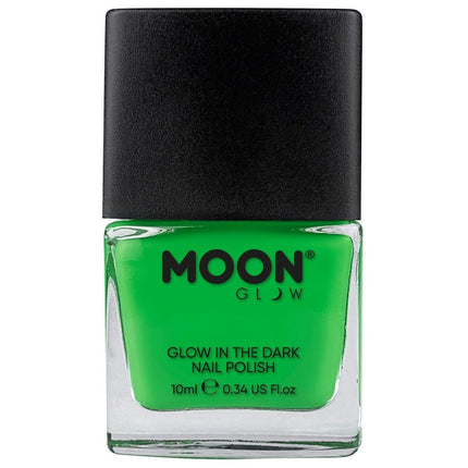 Moon Glow Glow in the Dark Nail Polish Green 14ml van Moon Creations koop je bij Partywinkel