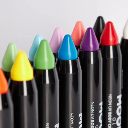 Moon Glow Intense Neon UV Body Crayons Intense Pink 3.2g van Moon Creations koop je bij Partywinkel