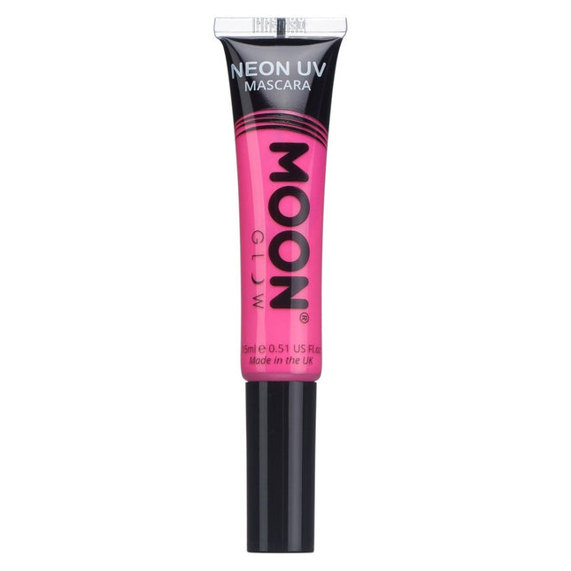 Moon Glow Neon UV Mascara Intense Pink 15ml van Moon Creations koop je bij Partywinkel
