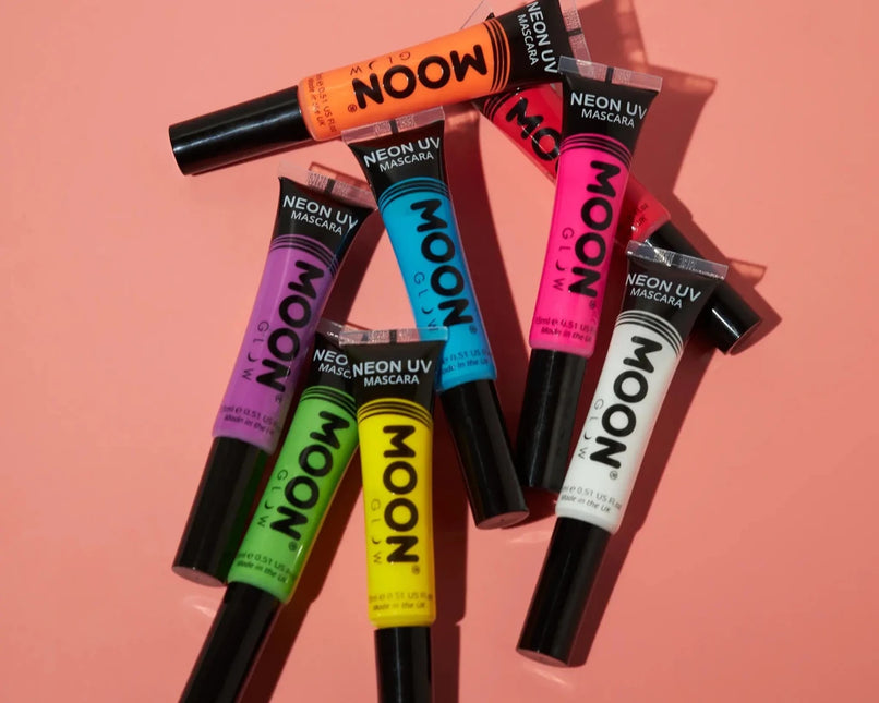 Moon Glow Neon UV Mascara Intense Pink 15ml van Moon Creations koop je bij Partywinkel