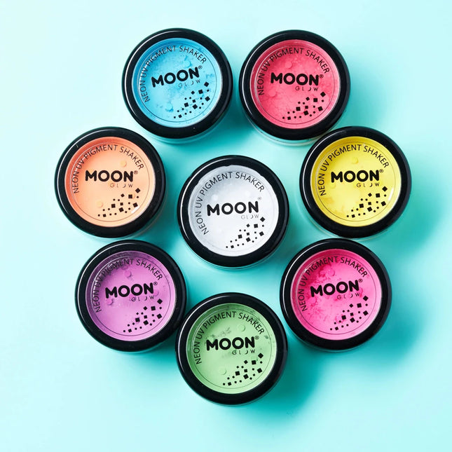 Moon Glow Neon UV Pigment Shakers Intense Yellow 5g van Moon Creations koop je bij Partywinkel