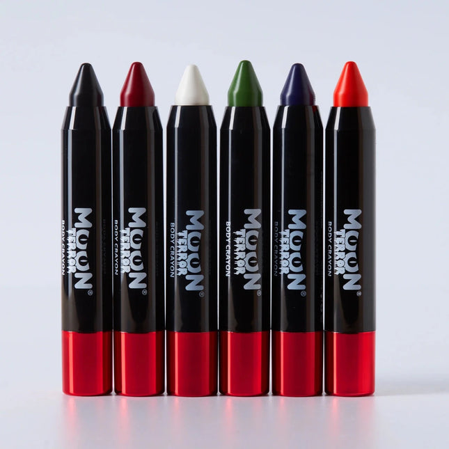 Moon Terror Halloween Body Crayons Blood Red 3.2g van Moon Creations koop je bij Partywinkel