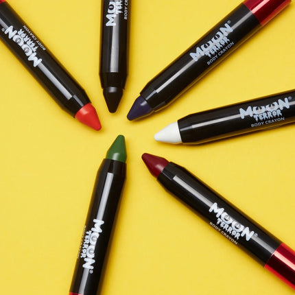 Moon Terror Halloween Body Crayons Wicked White 3.2g van Moon Creations koop je bij Partywinkel