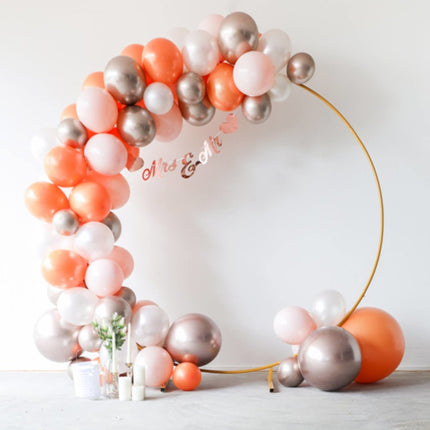 Mr, & Mrs, Letterslinger Rose Goud 1m van Folat koop je bij Partywinkel