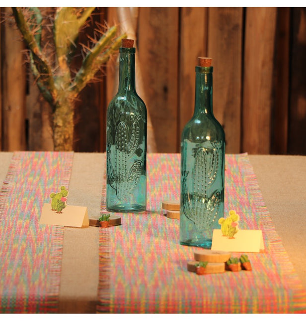 RUBAN DE TABLE MULTICOLORE 12 CM X 3 M