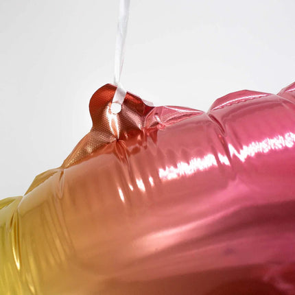 Ballon « 1 an » arc-en-ciel, vide, 85 cm