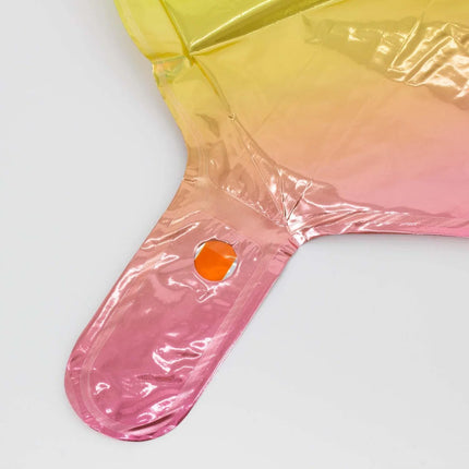 Ballon « 1 an » arc-en-ciel, vide, 85 cm