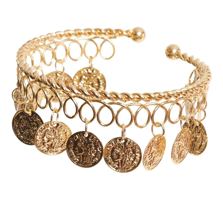 Munt Armband aal 7,5cm van Fiestas Guirca koop je bij Partywinkel