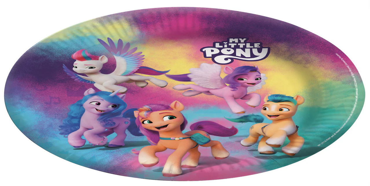 Assiettes My Little Pony 23 cm, lot de 8