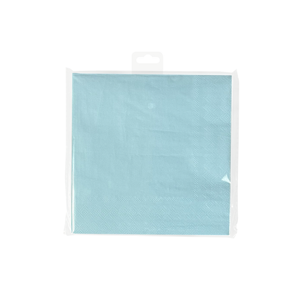 Serviettes de table - Bleu pastel