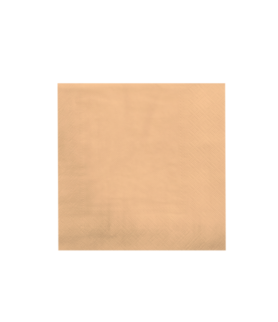 Serviettes - orange pastel