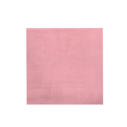 Serviettes roses Pastel 16.5cm 8pcs