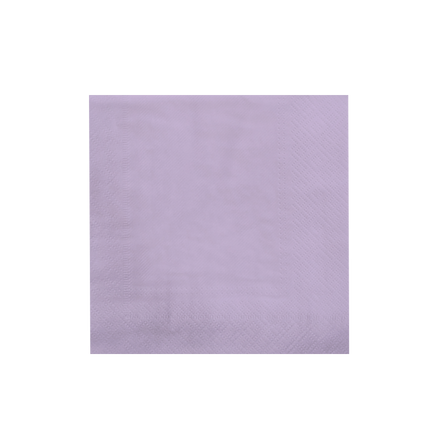 Serviettes de table - violet pastel