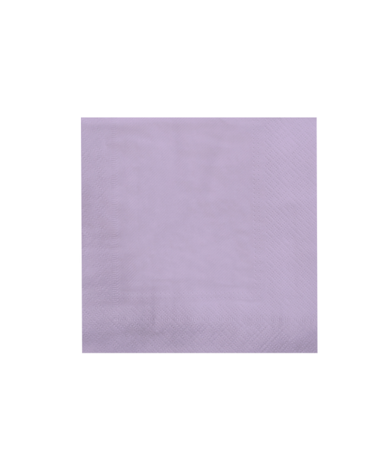 Serviettes de table - violet pastel