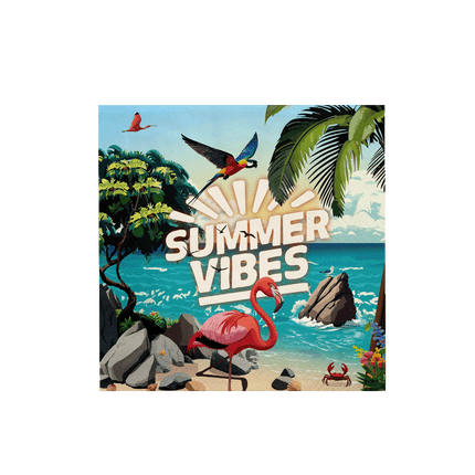 Serviettes - Les vibrations de l'été