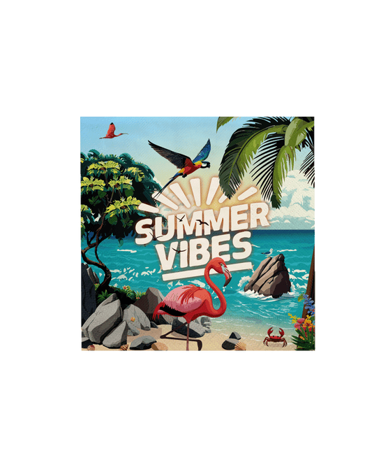 Serviettes - Les vibrations de l'été
