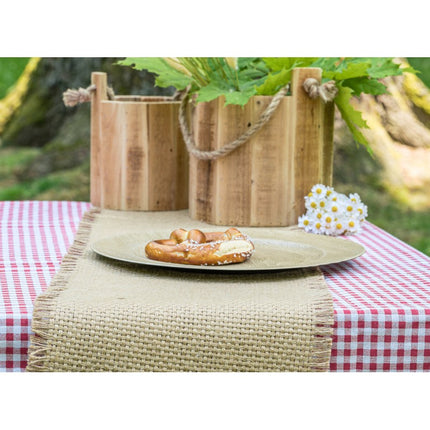 RUBAN DE JUTE TRESSÉ NATUREL 10 CM X 3 M