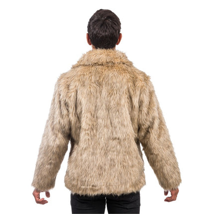 Manteau de fausse fourrure - Naturel - Unisexe