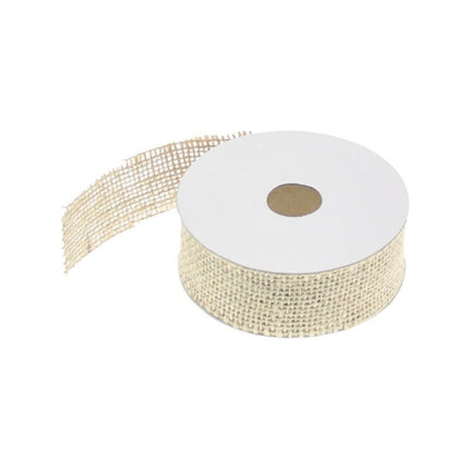 NATURAL JUTE TABLE RIBBON 2.8CM X 5M van CHAKS koop je bij Partywinkel