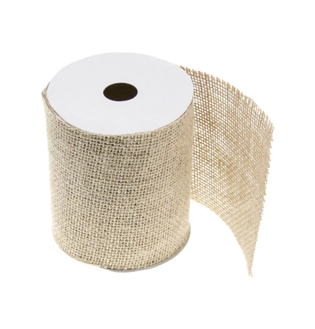 Ruban en jute naturel 9.5CM X 5M