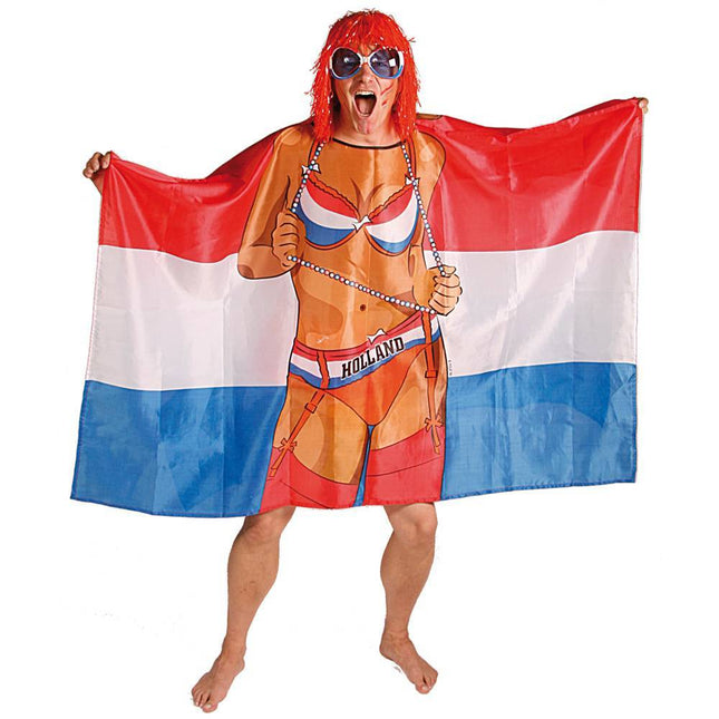 Nederlandse Vlag Poncho 1,5m - Partywinkel - 8714572304108