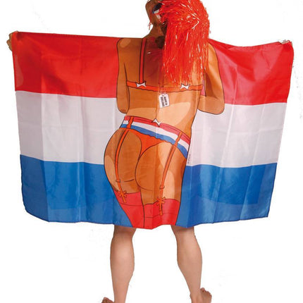 Nederlandse Vlag Poncho 1,5m - Partywinkel - 8714572304108