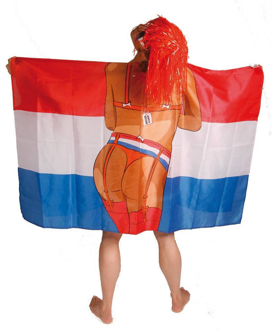 Nederlandse Vlag Poncho 1,5m - Partywinkel - 8714572304108
