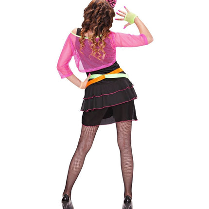 Neon 80S Kostuum Dames 4 delig - Partywinkel - 8003558989010