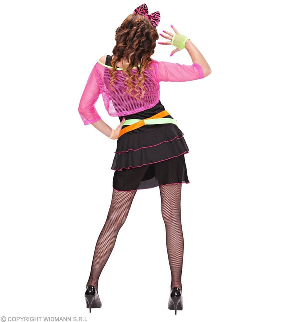 Neon 80S Kostuum Dames 4 delig - Partywinkel - 8003558989010