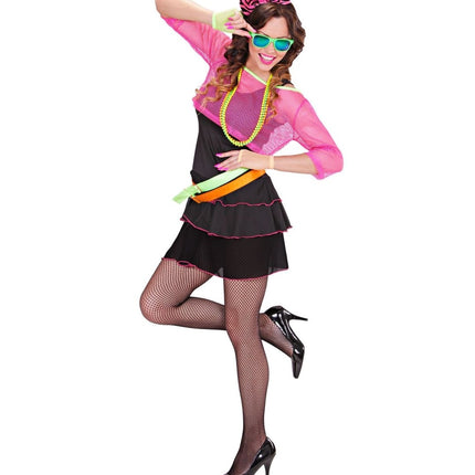 Neon 80S Kostuum Dames 4 delig - Partywinkel - 8003558989010