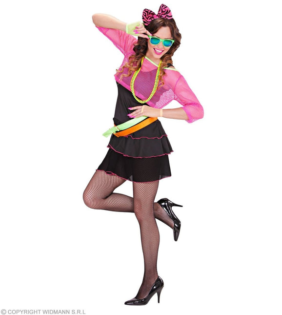 Neon 80S Kostuum Dames 4 delig - Partywinkel - 8003558989010